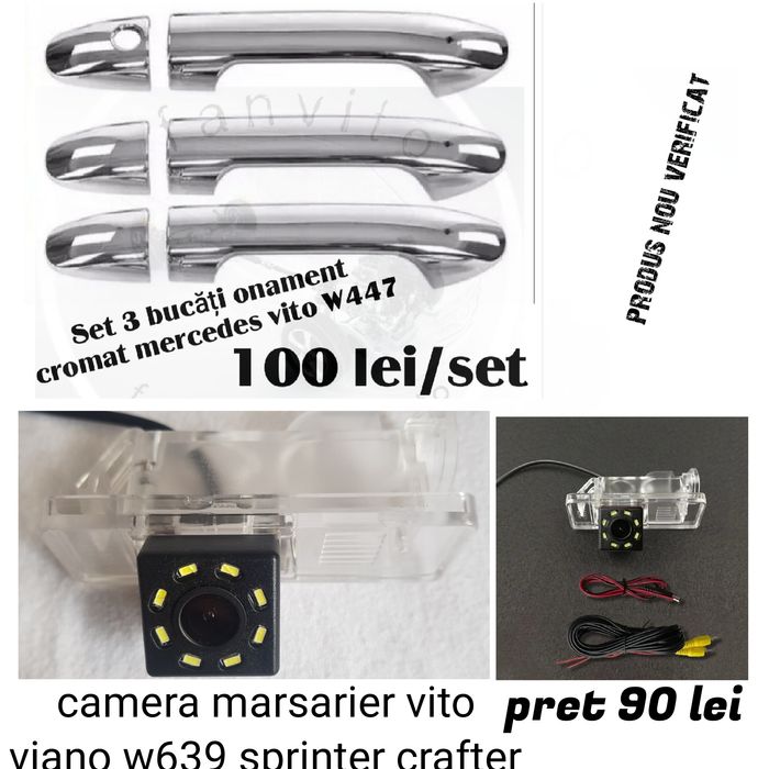 Camera marsarier manere cromate mercedes vito sprinter crafter fanvito