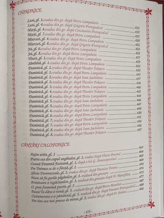 Vând Imnologhion Liturgic pe notație psaltică