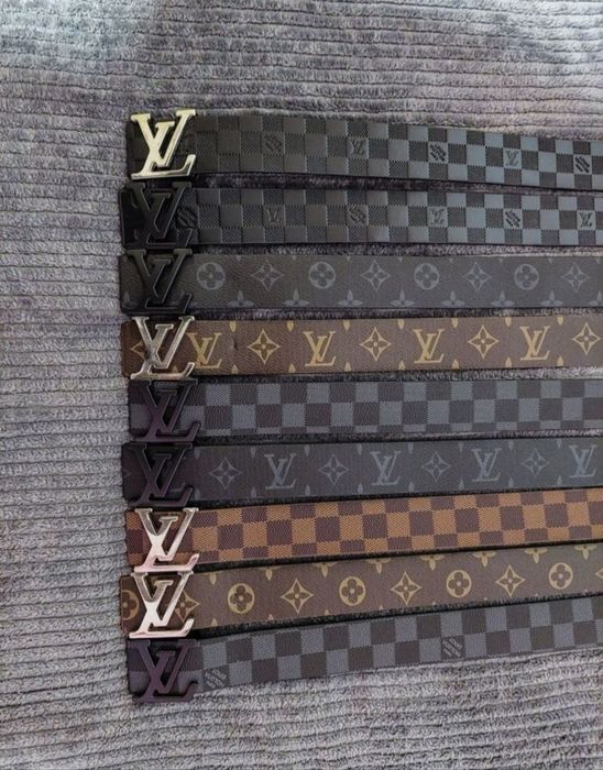 |4+1gratis|Curea LV Louis Vuitton din piele  barbati si femei