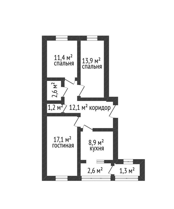 2 к.кв. в 8 мкр-не р-н Алтай
