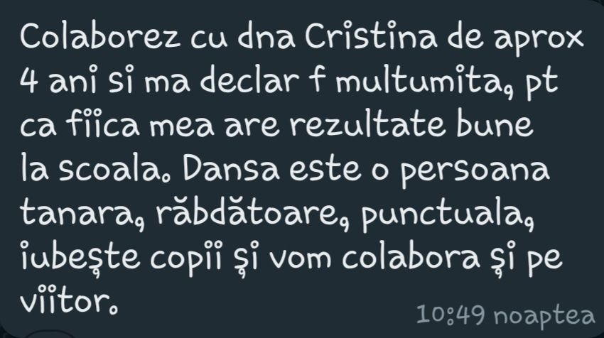 Meditații individuale română, engleză sau matematică
