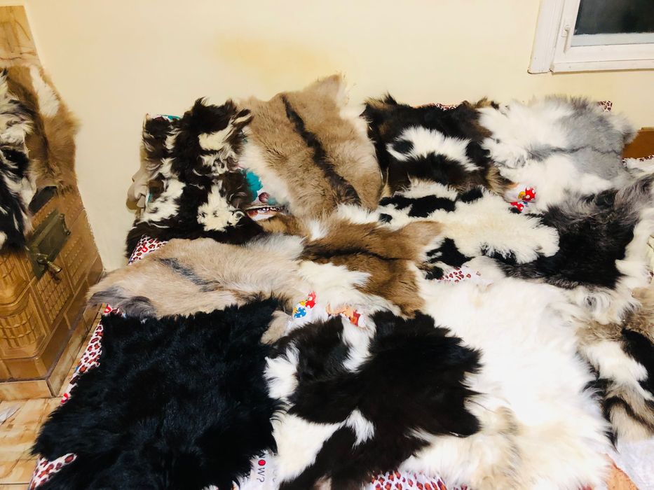 Costum piele naturala krampus