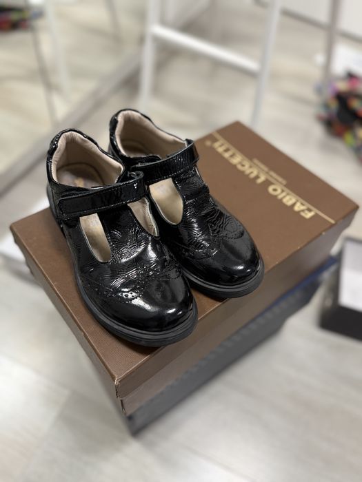 Туфли для девочек из лакированной кожи