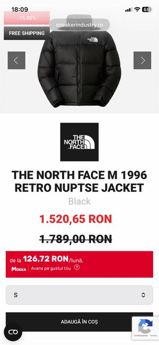 Geaca The North Face Nuptse 700