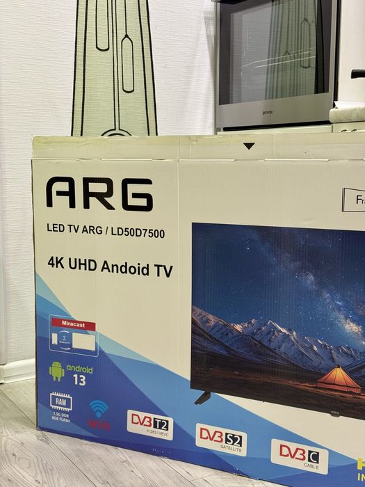 РАССРОЧКА Kaspi • ARG 130 диагональ • 50 дюймов
