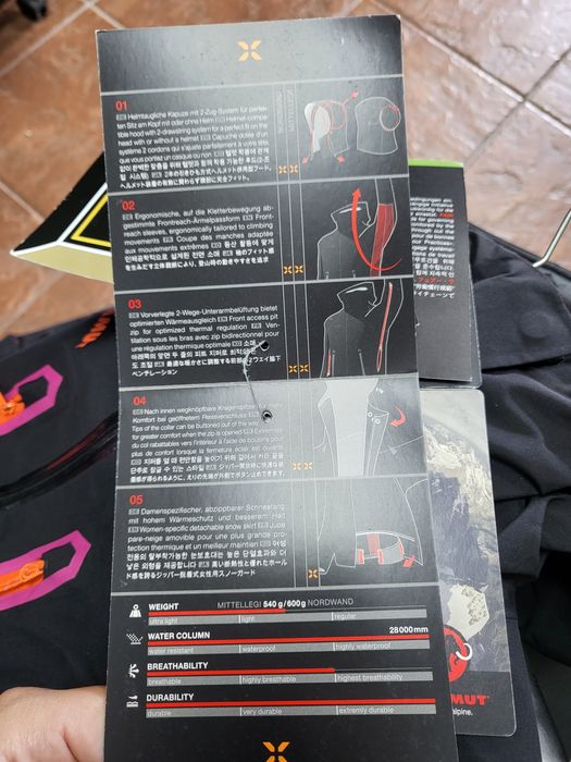 Mammut Mittellegi Pro jacket ski