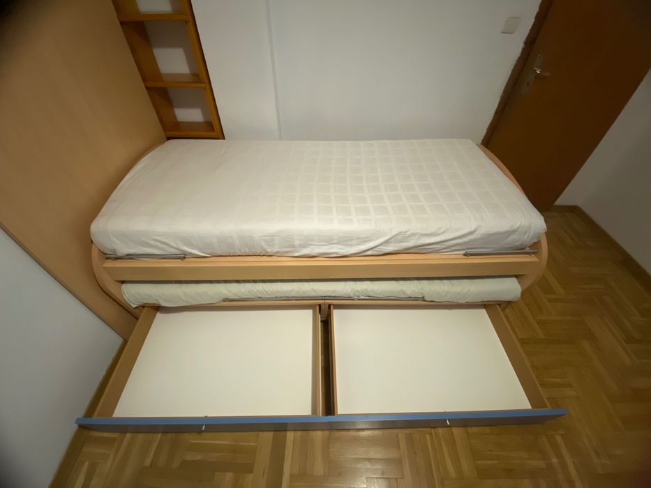 Двойно детско легло 90x200см, с матраци