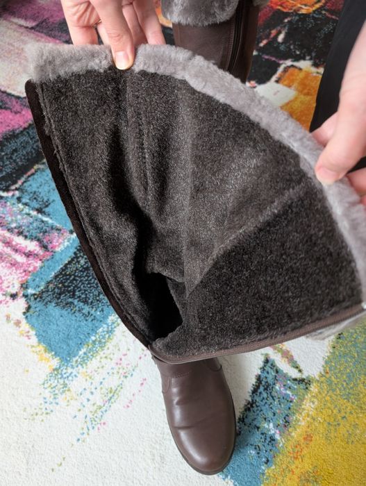 Cizme dama piele imblanite