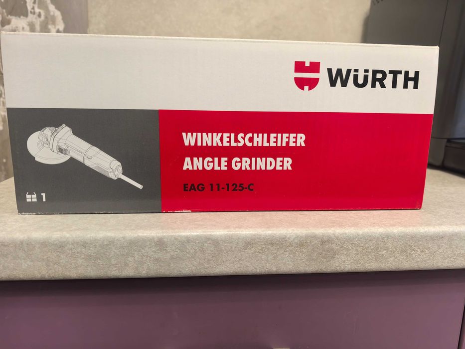Ъглошлайф WURTH EAG 11-125-C / 11 000 об/мин
Ъглошлайф WURTH EAG 11
