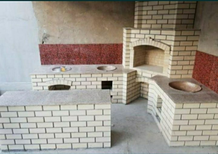 Yozgi oshxona Barbekyu qozon ochoq kaminni pechla quramza