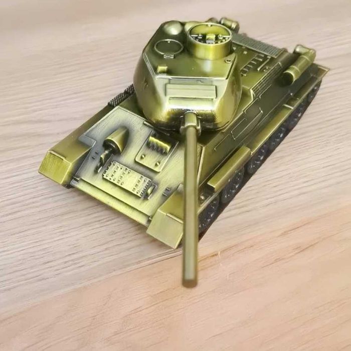 Macheta tanc metalica T34-85 scara 1:43 16 cm