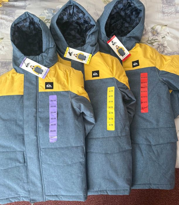 Оригинални зимни якета Quiksilver за момчета – ново, внос от САЩ