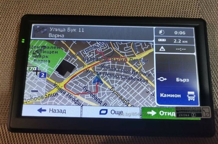 256MB НОВО ПОКОЛЕНИЕ GPS 7” GPS навигация за камион и кола Europe 2025.Q4