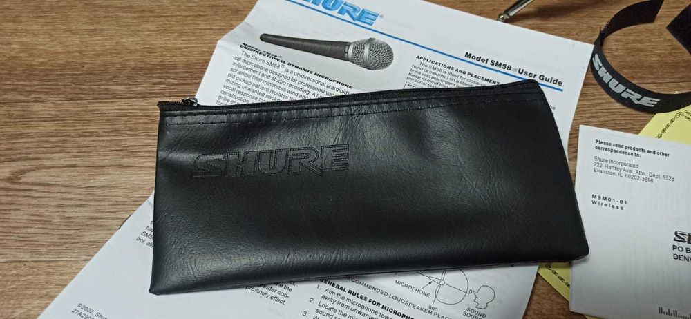 Микрофон Shure sm 58 новый