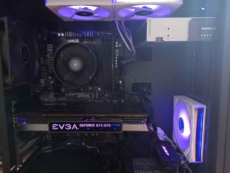 Pc gaming mid ryzen 5 si 1070 evga