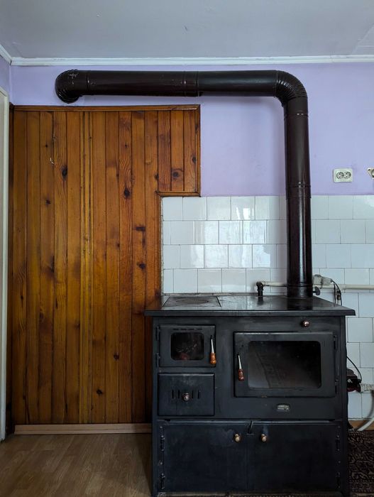 Печка на твърдо гориво с водна риза