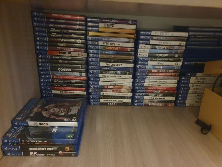 Диски с играми на VR playstation