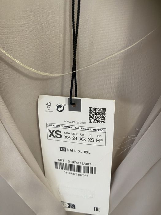 Zara дамска риза сатен