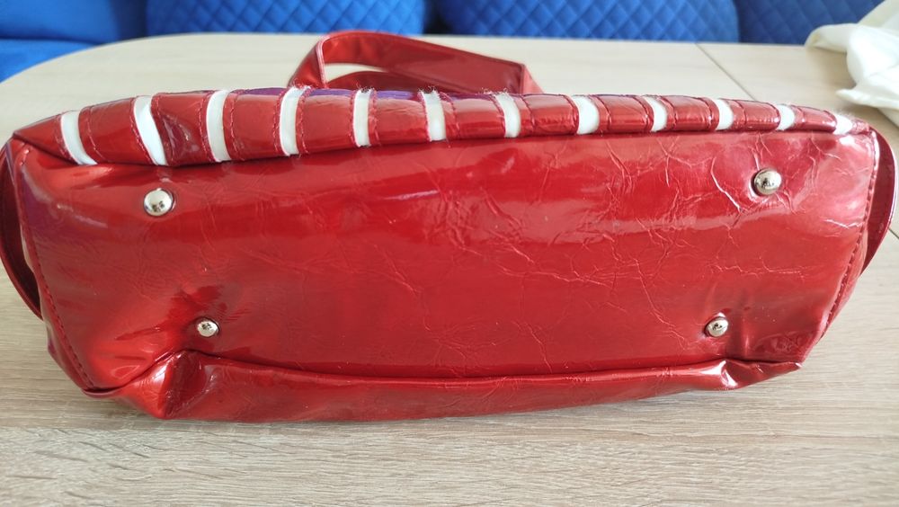 Liu Jo дамска чанта, червена лачена