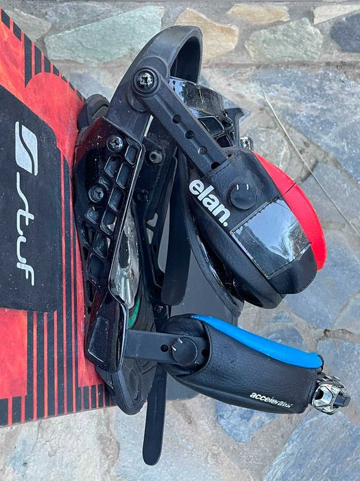 Placă snowboard Elan RS Rocker 155 cm + legături | Stare bună