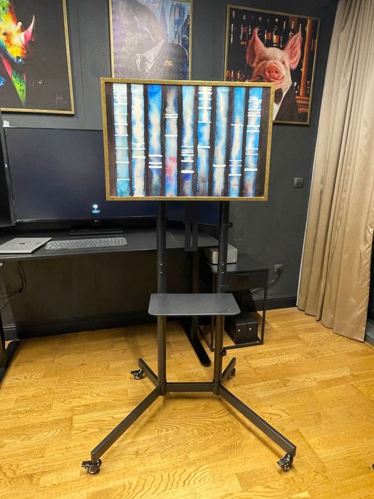 Подвижна стойка за телевизор на колела ECO, 37" - 70" Brateck - Нова