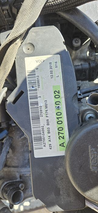 Двигател M270 за Мерцедес ЦЛА 180 Mercedes CLA W117 180 бензин турбо