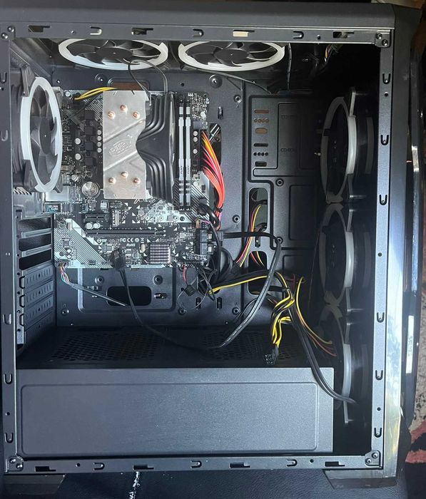 PC Ryzen 5 3600 + 16GB Kingston Fury RGB + ASRock B450M-HDV | Fără GPU/SSD