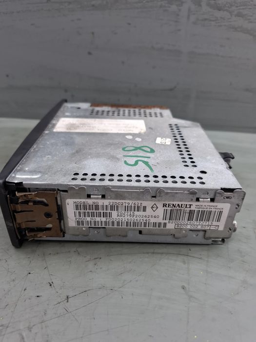 Radiocasetofon 22DC279/62Z Renault Laguna 2001 1.9 DCi MT (107 hp)