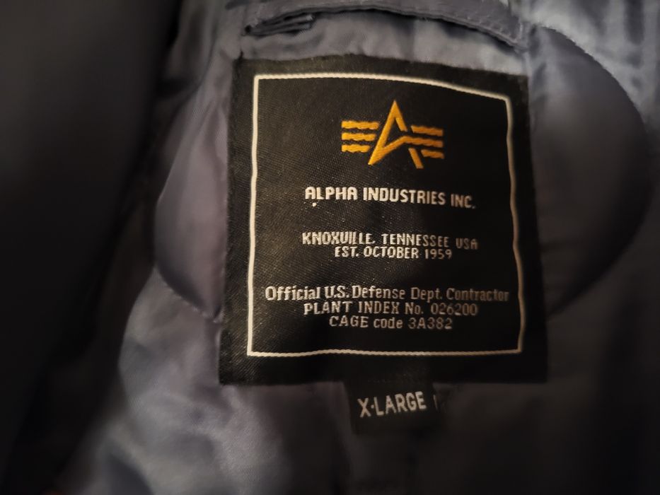 оригинальный теплый бомбер alpha industriescwu 45