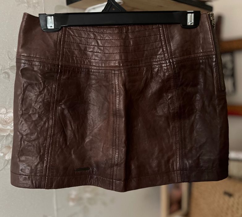 Fustă piele naturală
