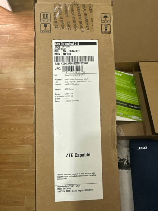 Chromebook acer американский