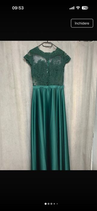 Rochie lunga tafta, marimea 42