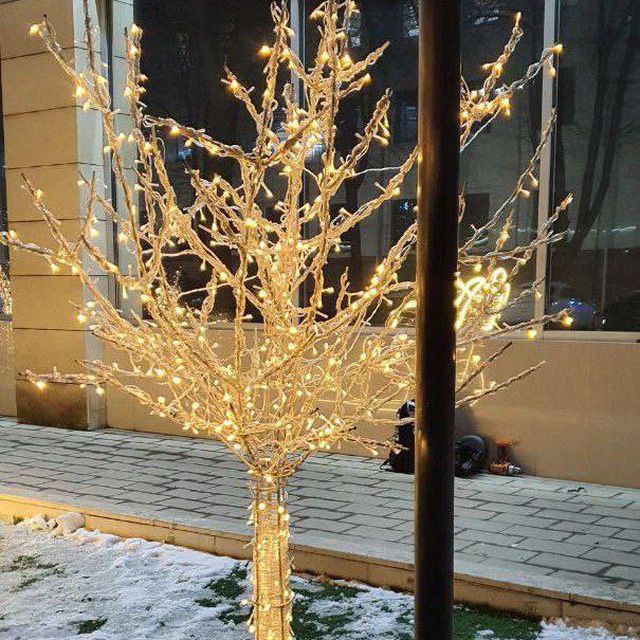 светящиеся фигуры , оформление фасадов