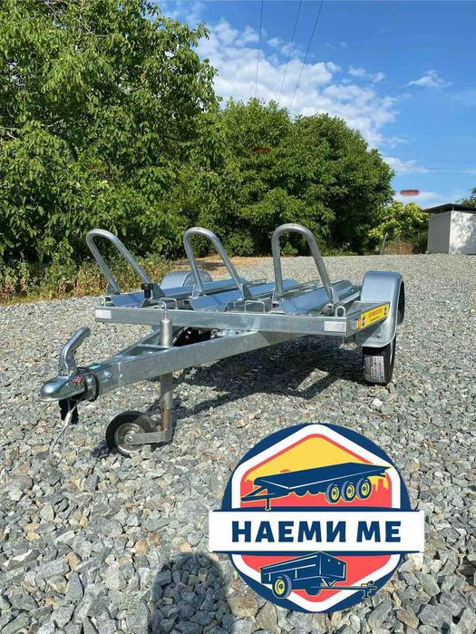 Ремарке / Колесар / Платформа за Мотоциклет /Мотор -Под Наем- ТОП ЦЕНА