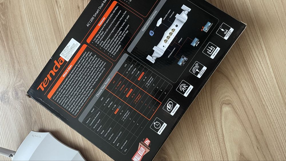 Безжичен Рутер Tenda AC5, Dual-Band, AC1200 GAMİNG