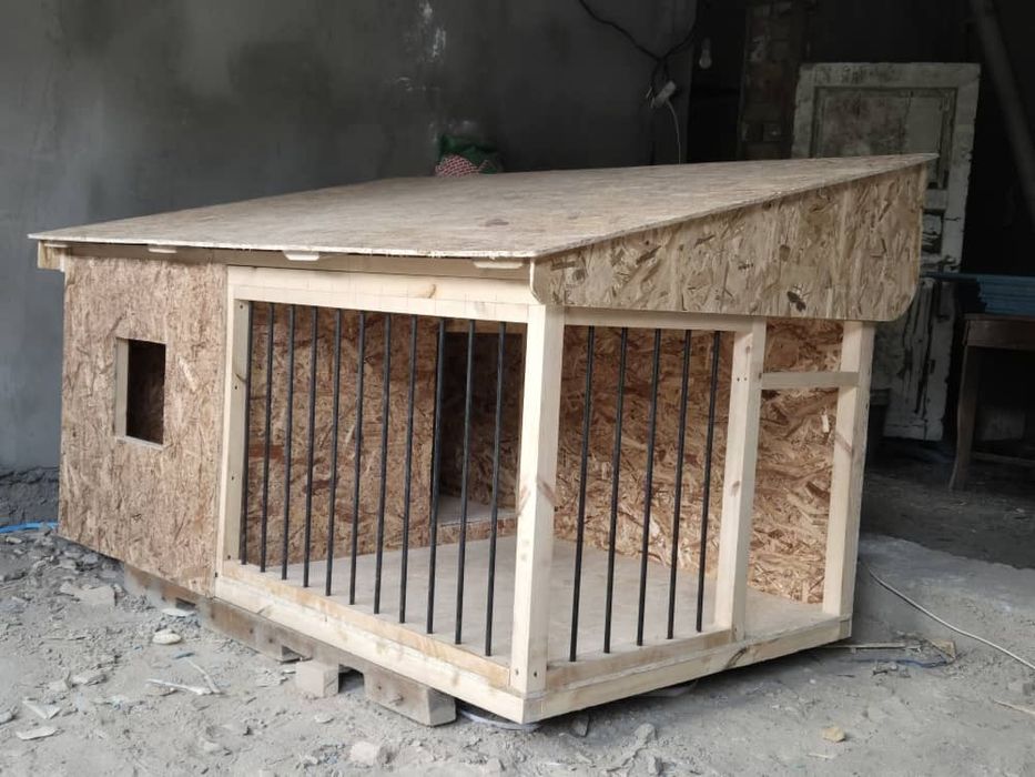 Вольер будка для собаки среднего размера