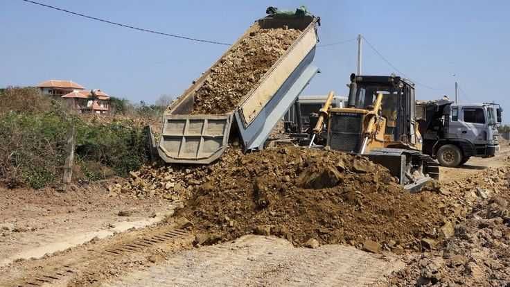 Pamant galben, pamant umplutura, pietris umplutura TRANSPORT