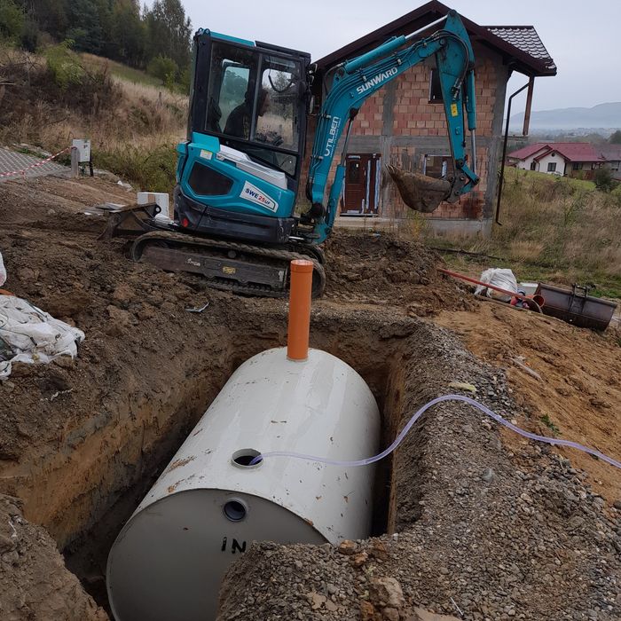 Montaj fose septice și canalizare