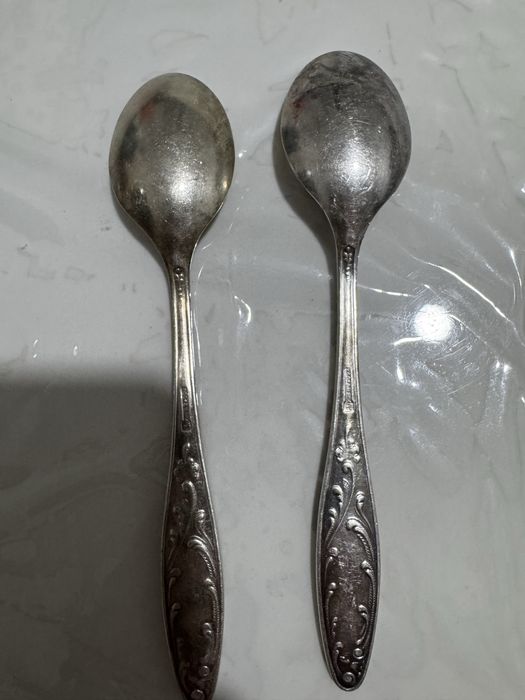 Мельхиор десертные ложки.