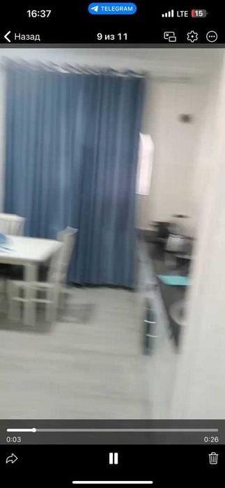 Продается 4х комнатная квартира, Район Сергели, спутник, 0837