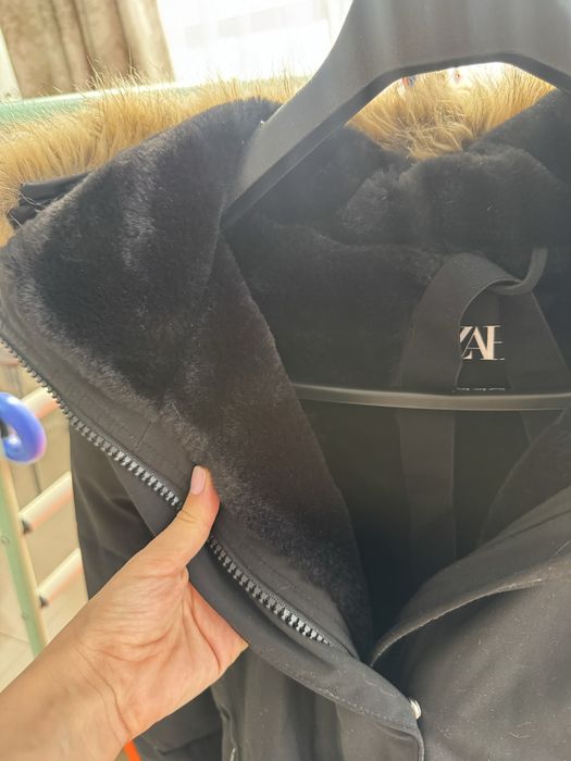 Теплый пуховик/парка Zara