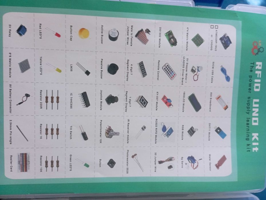 Arduino UNO R3 RFID Starter Kit (deyarli yangi, to'liq komplekt)