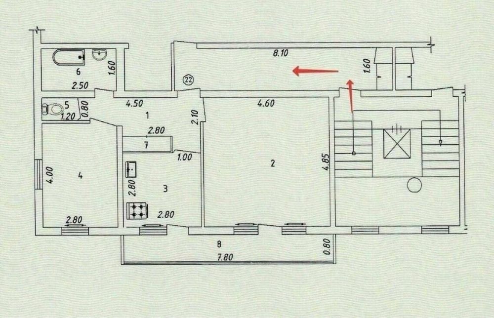 СРОЧНО Чиланзар-15, 2-Хонали Квартира 60м²(ор.Жуковский СВОЯ)
