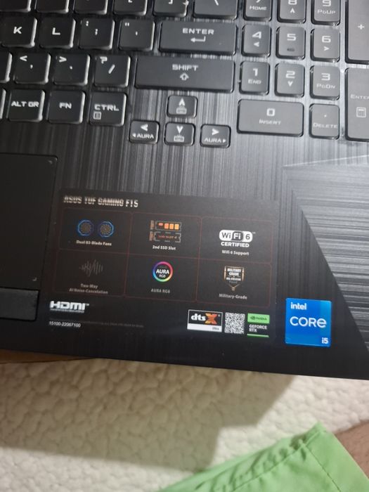 ASUS TUF Gaming F15 FX506HF - i5-11400H / RTX 2050 4GB / 144Hz / 8GB / 512GB SSD - Ca Nou