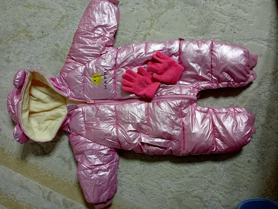 комбинезон для девочки зимний