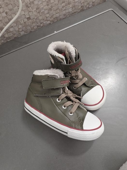 Teniși Converse mărime 25 impecabili culoare kaki