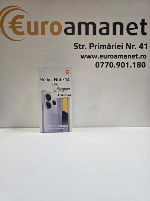 Telefon mobil Xiaomi Redmi Note 14, 8GB RAM, 256GB -P-