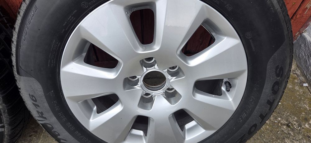 Vand set 4 jante aluminiu R16 AUDI + anvelope