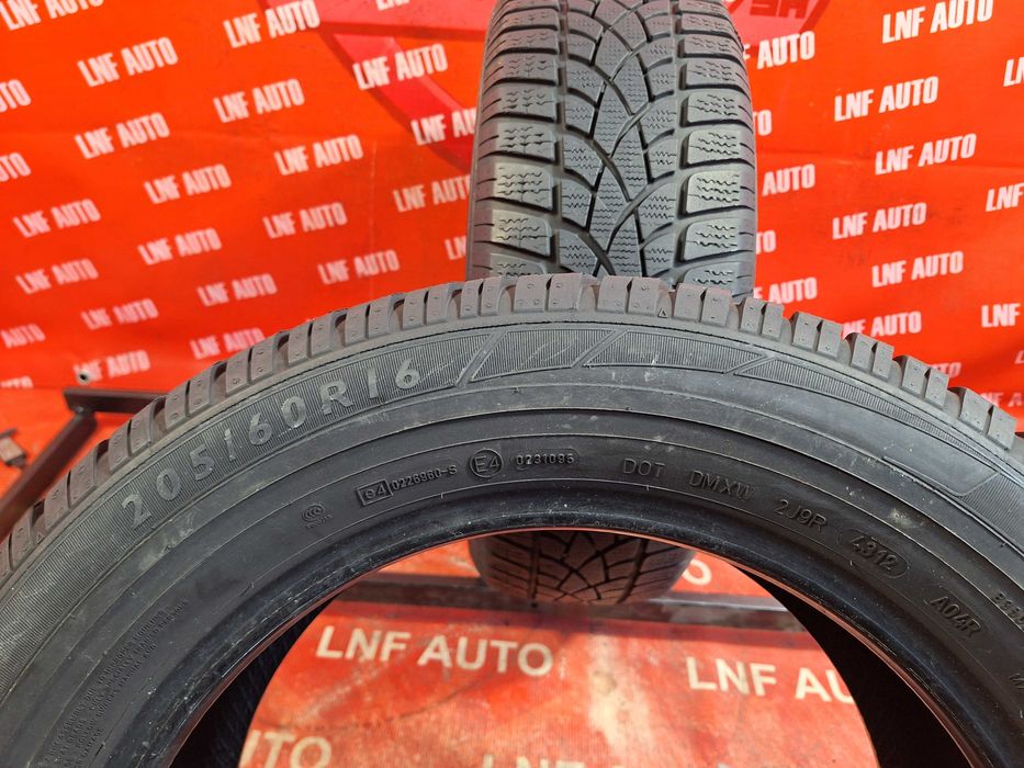 Anvelope de IARNA - 205/60/16 - DUNLOP - 6.86 MM - DOT 2012 !