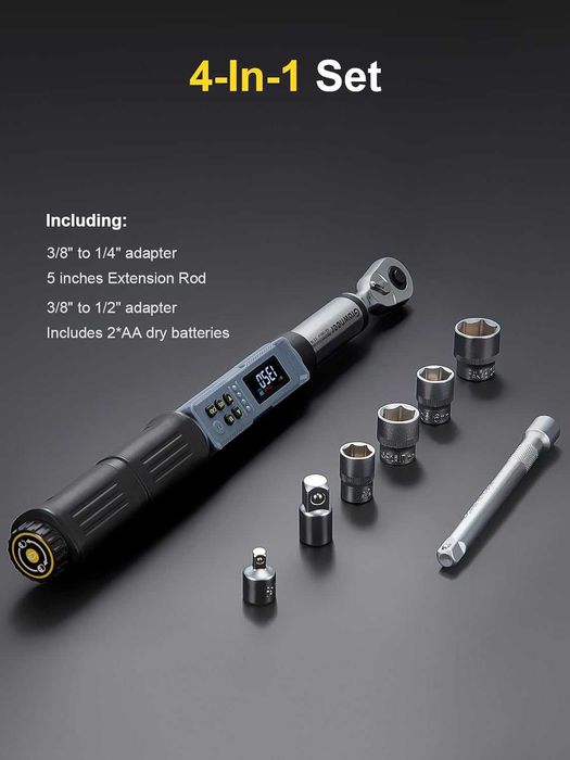 Cheie dinamometrica digitala LED 3/8" 6.5-130nm - NOUA -